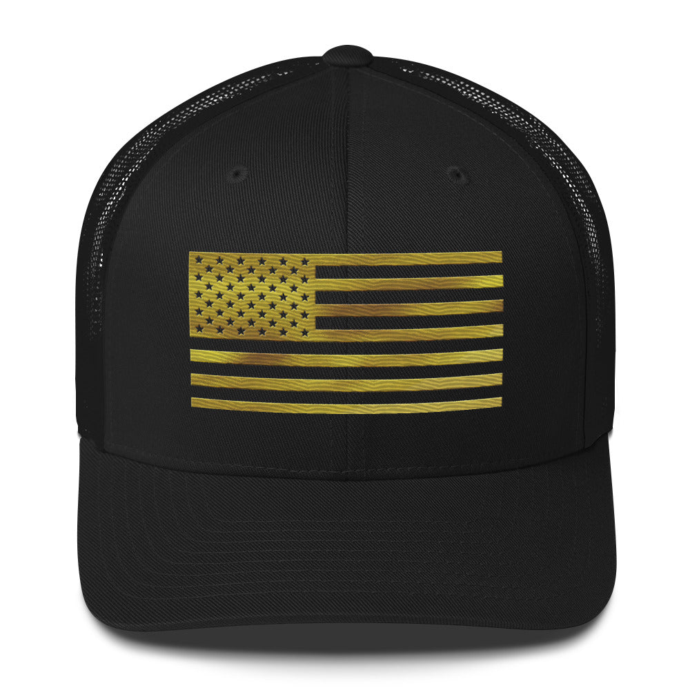 USA Golden Flag MSTV Hat