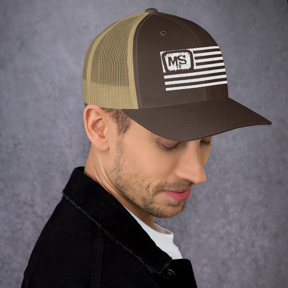 
                  
                    MSTV USA Snapback Trucker Hat
                  
                