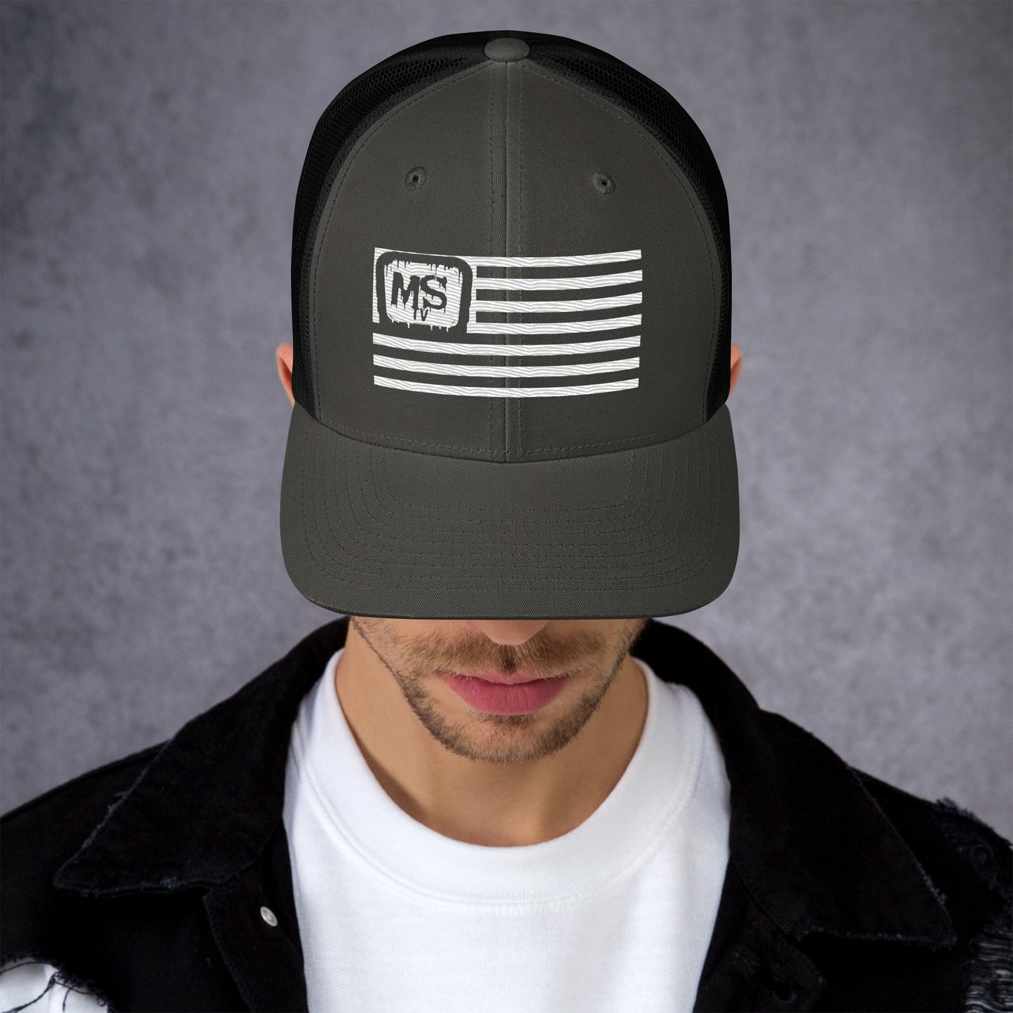 
                  
                    MSTV USA Snapback Trucker Hat
                  
                