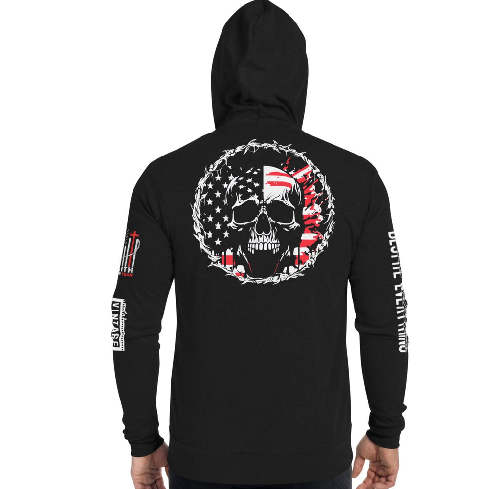 Faith Skull Light Weight Hoodie