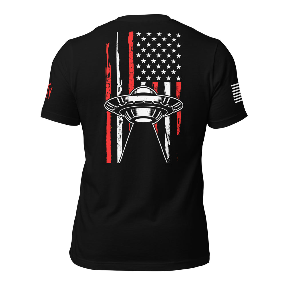 USA UFO Premium (Black & Red) Tee