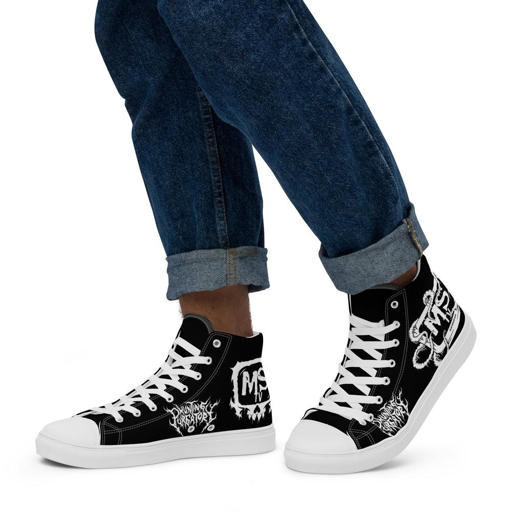 
                  
                    Men’s high top canvas shoes
                  
                